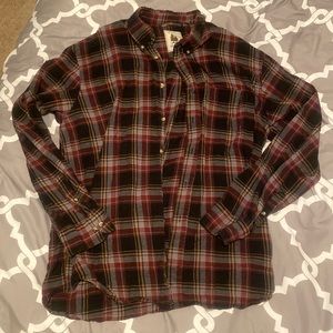 Mens Plaid Long Sleeve